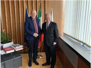 Il Presidente Paccher e l'Ambasciatore Romero