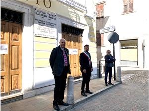 Il Presidente Paccher a Levico Terme per la Festa della Liberazione insieme a Kaswalder e Beretta