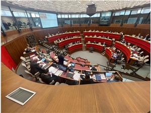 L'aula riunita oggi a Trento